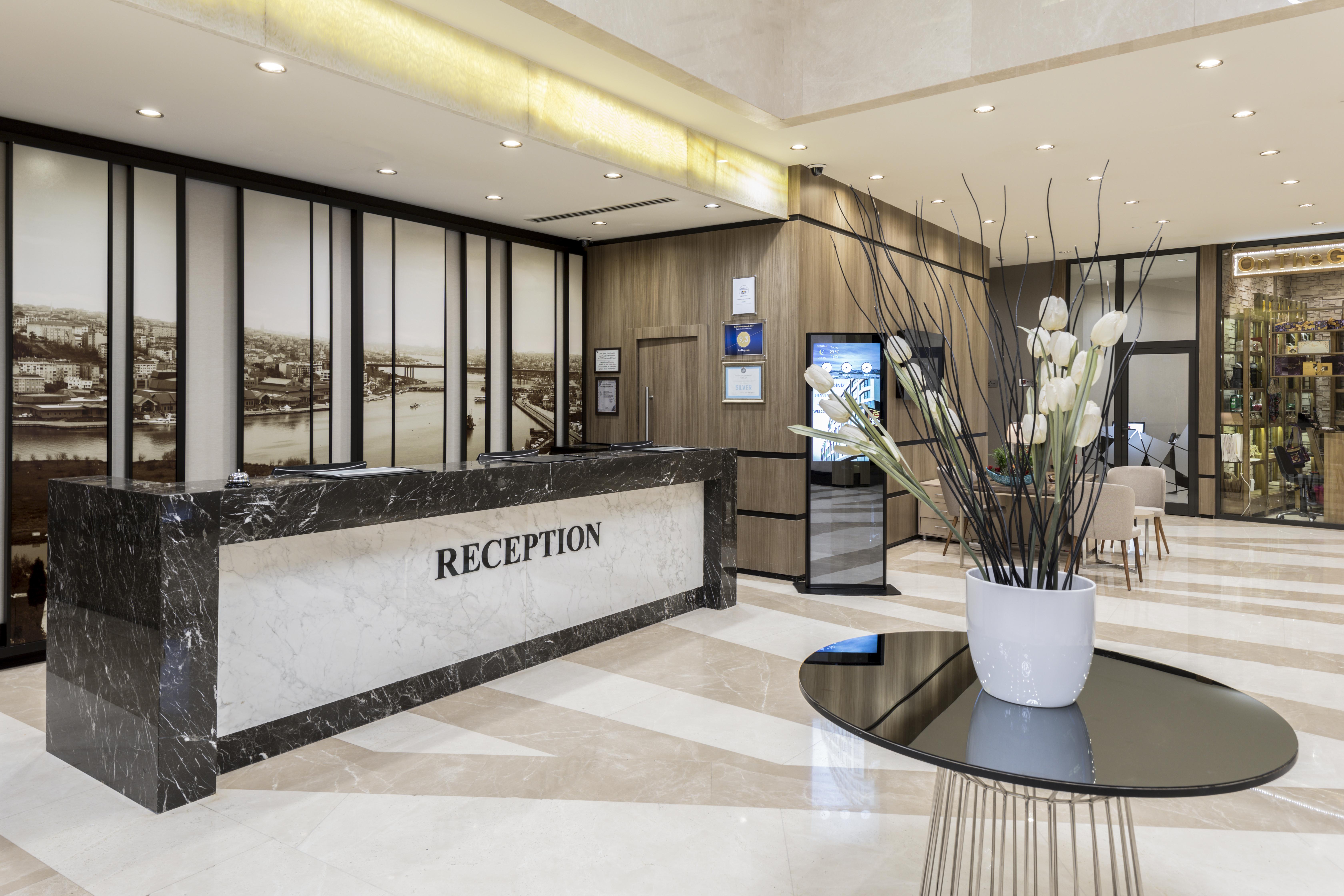 金角湾克拉丽奥酒店 伊斯坦布尔 外观 照片 Reception